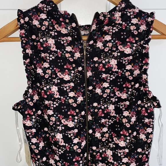 NWT Rewind Women’s Floral Sleeveless Skater Dress Size Juniors Large - Picture 5 of 6